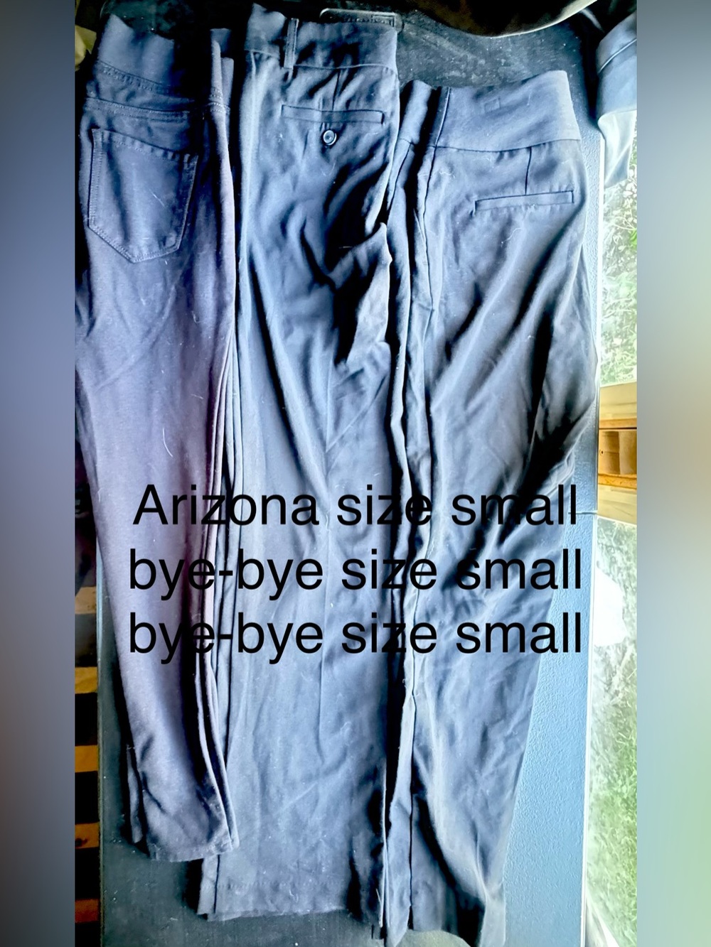 Arizona Jean Company Navy Straight-Leg Pants